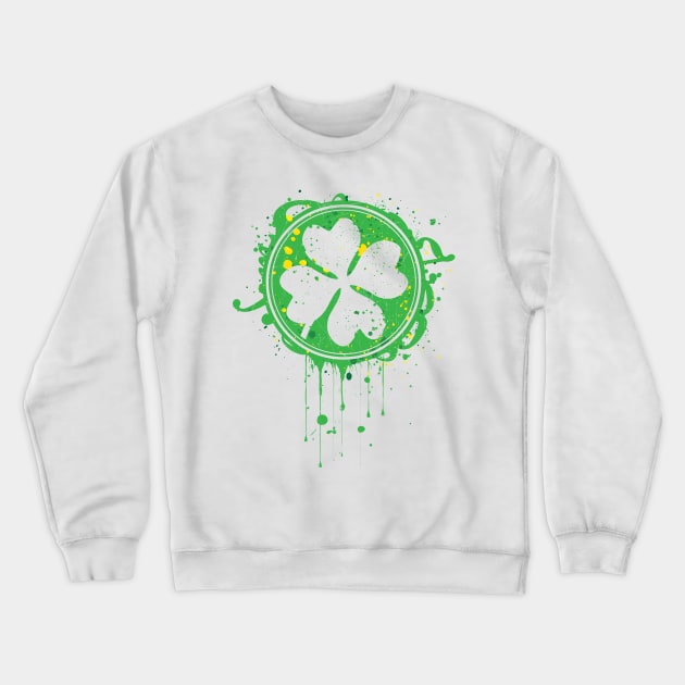 Patrick's clover Crewneck Sweatshirt by Sitchko